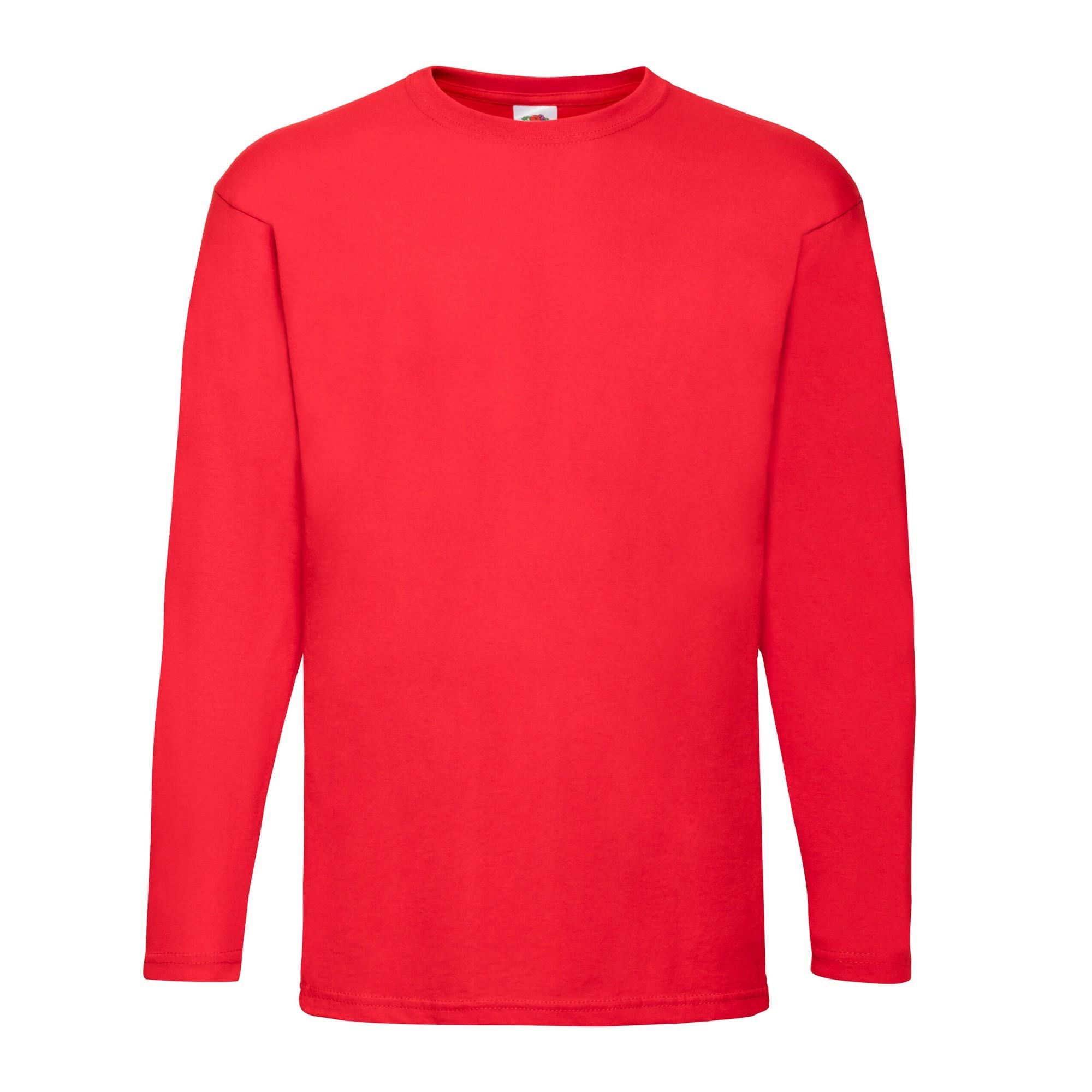 Fruit Of The Loom Mens Valueweight Long-Sleeved T-Shirt XL