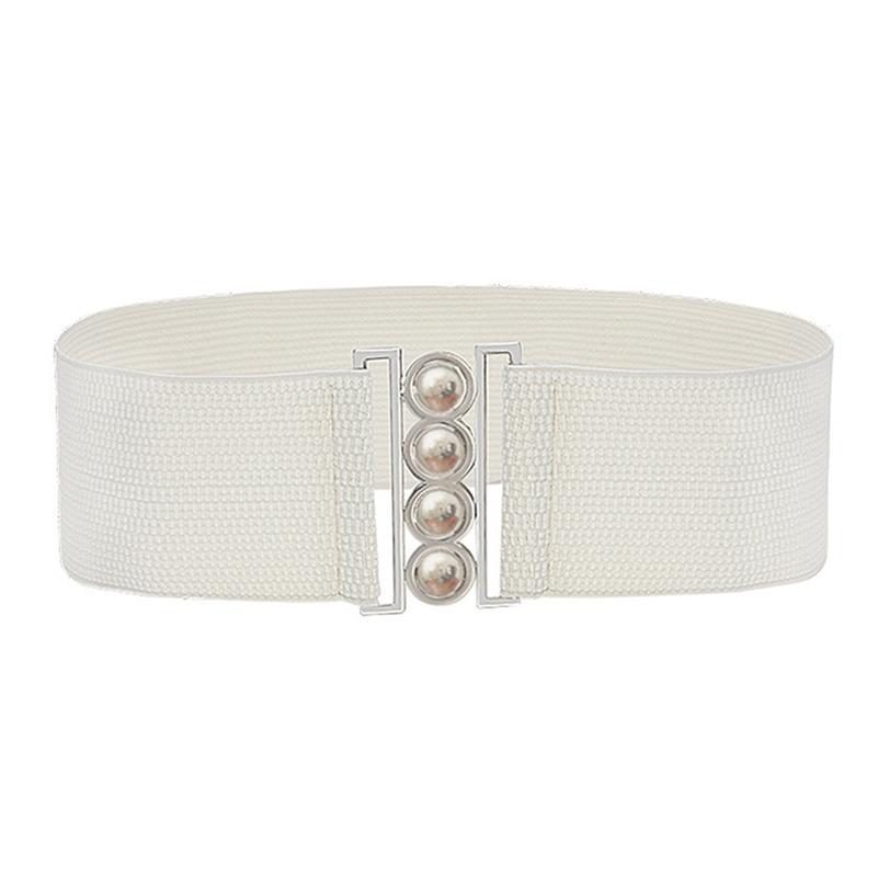Shy grapes Dames Vintage elastische stretchgesp brede tailleband