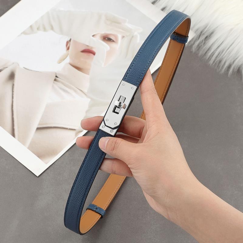Meimeier H's Belt Dames Echt Leer All-Match Hoogwaardige Bijpassende Jurk Taille-Strakke Decoratieve Pak Broek Riem
