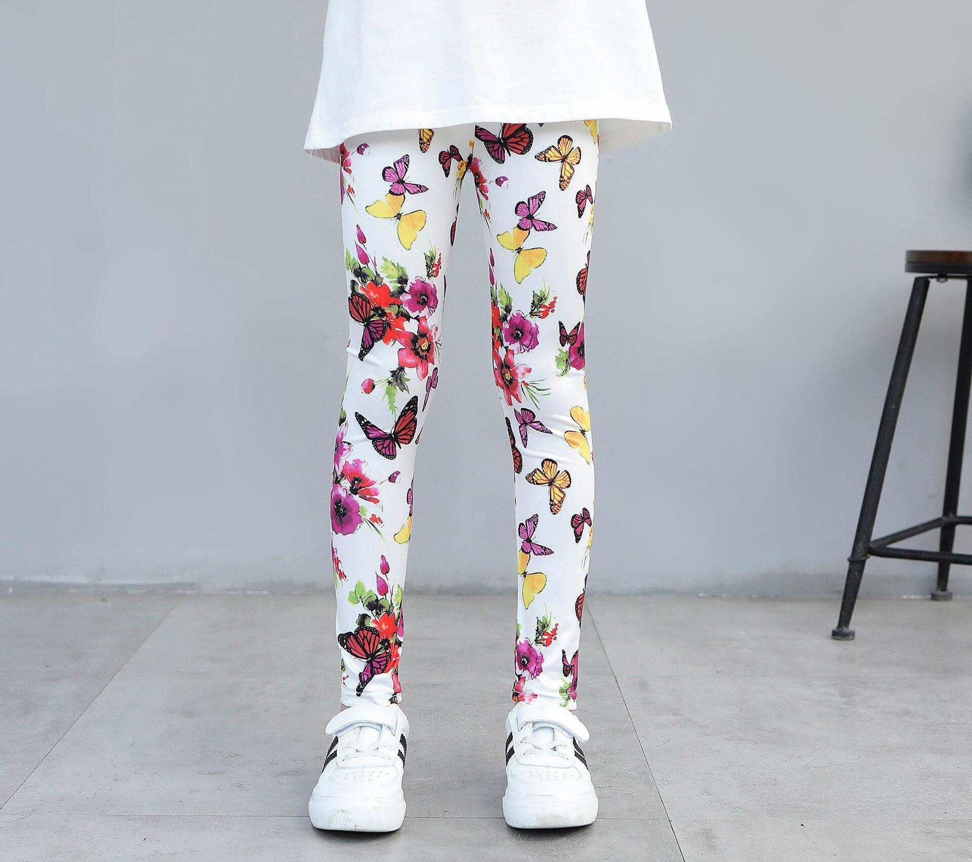 Jykx Lente en zomer meisjes nieuwe broek legging met bloemenprint 120