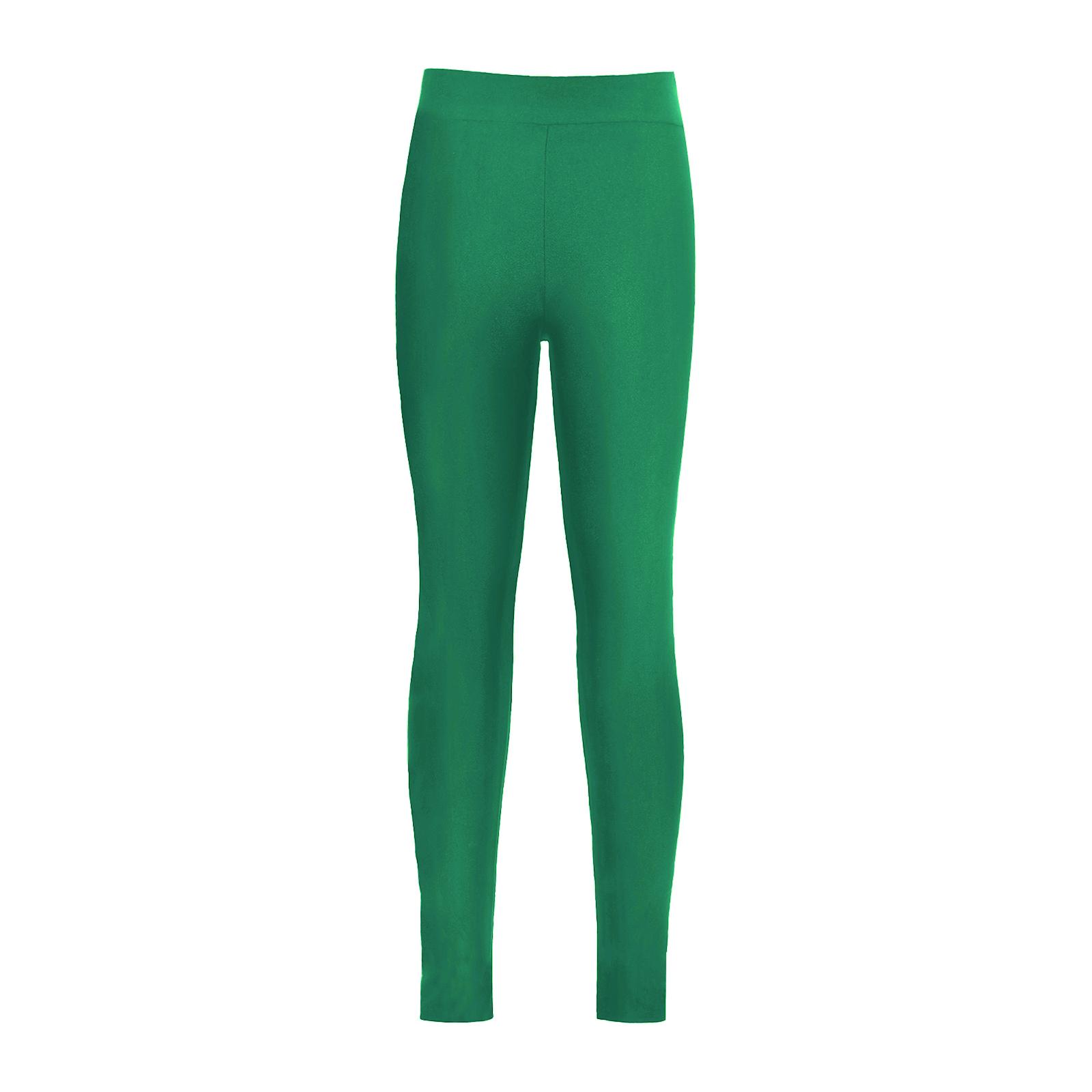 Inlzdz Kinderen Meisjes Rekbare Elastische Tailleband Lange Leggings Zachte Sportbroek voor Schaatsen Casual Atletiek Training 13-14 Years