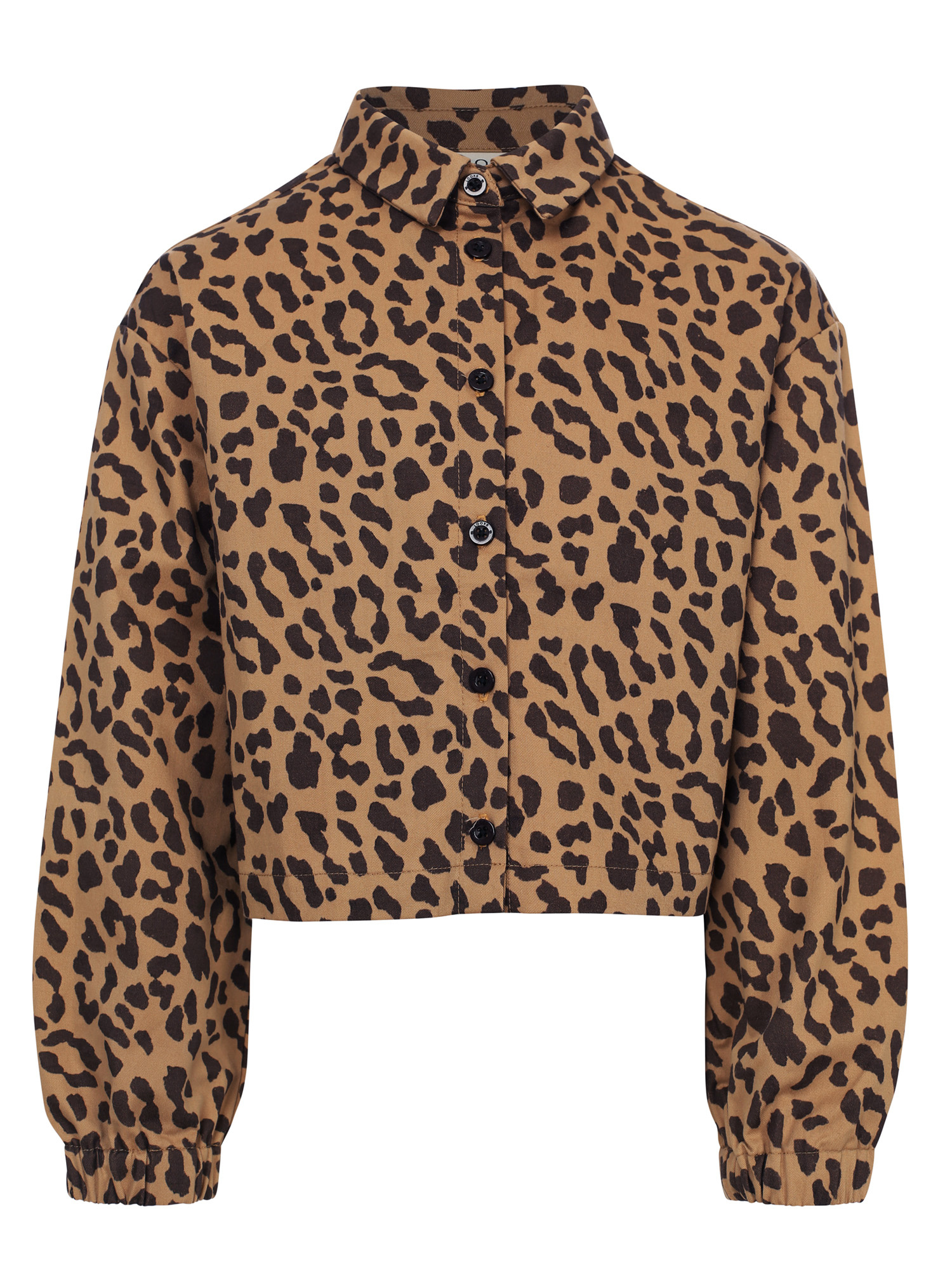 LOOXS 10sixteen winter blouse meisjes - bruin - luipaard