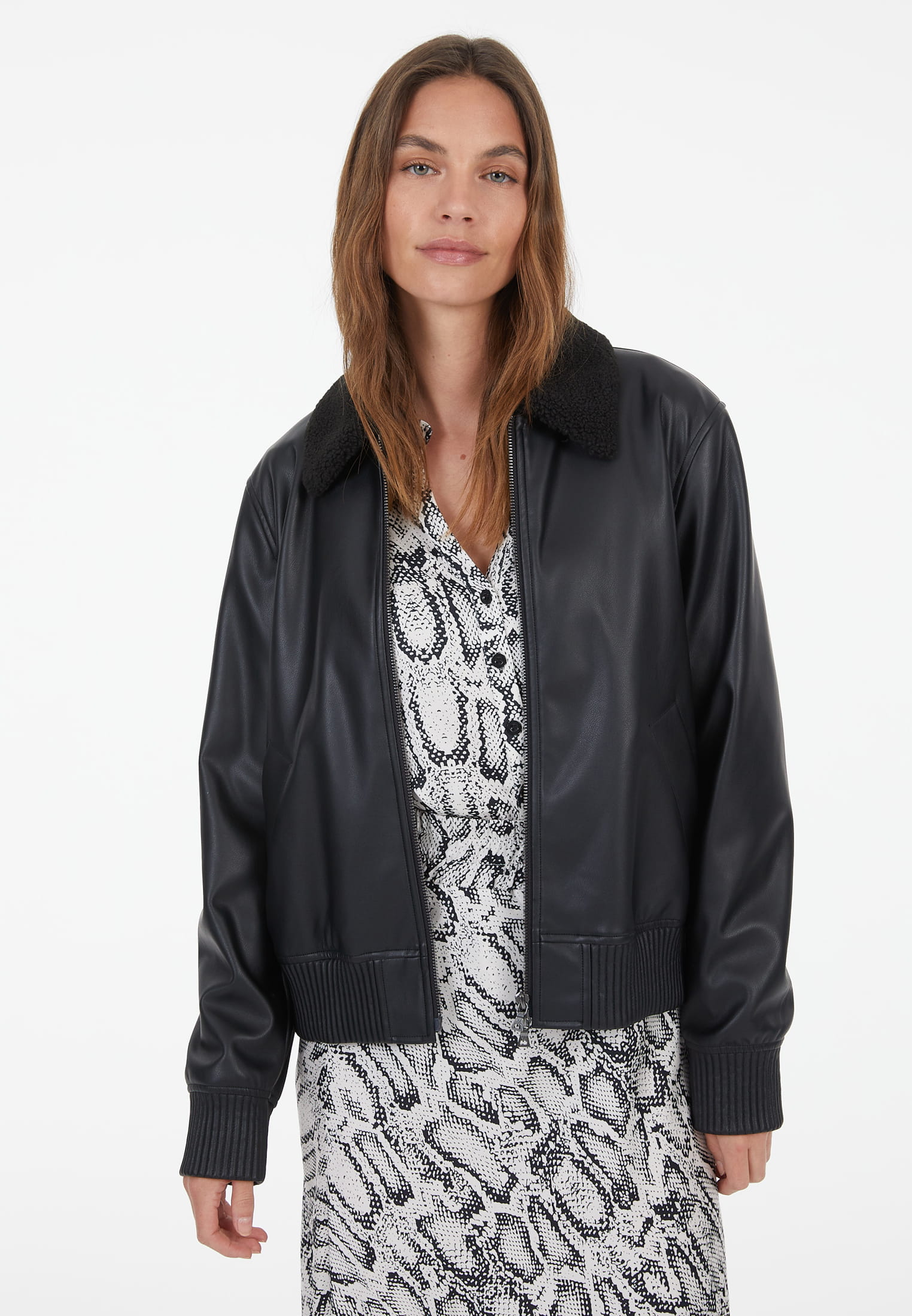 MARC AUREL Blouson aus veganem Leder