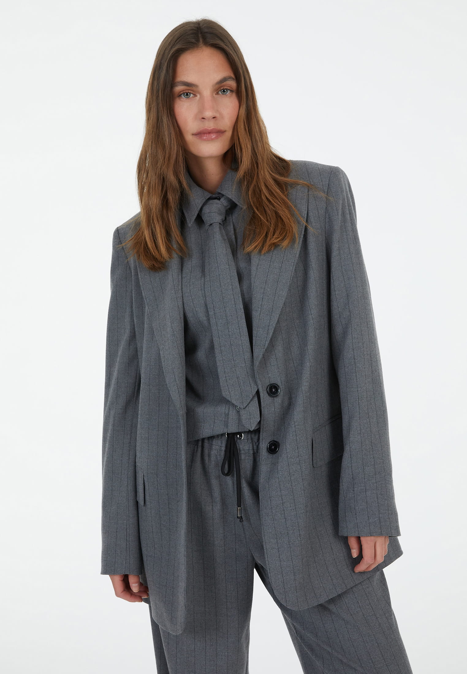 MARC AUREL Blazer mit Streifen