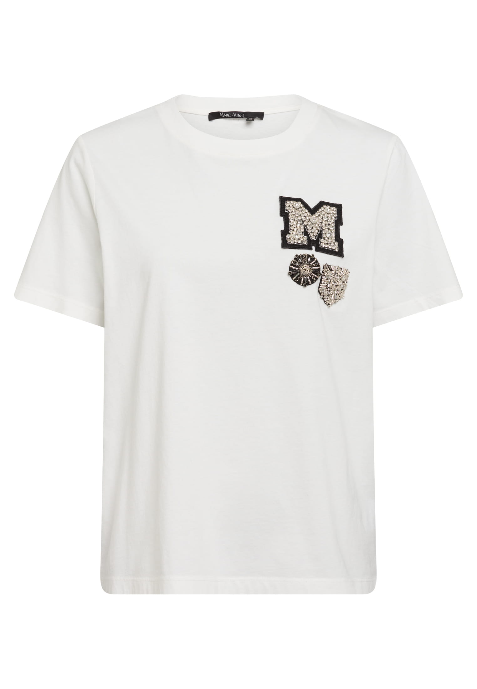 MARC AUREL T-Shirt mit Applikationen