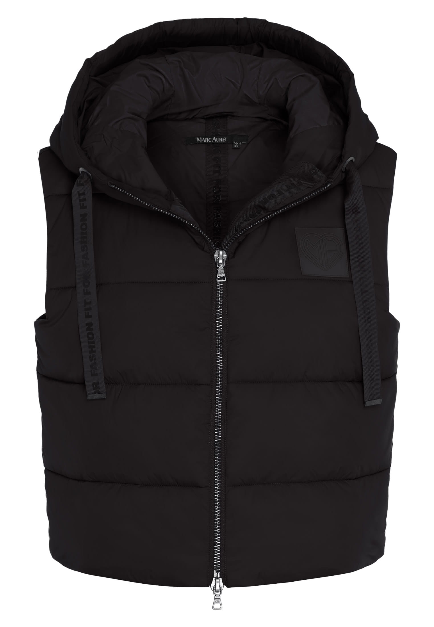 MARC AUREL Puffer-Weste mit Kapuze