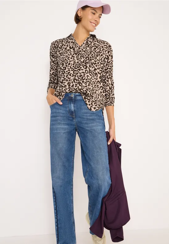 Cecil Gedessineerde blouse -