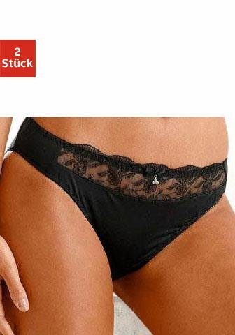 Nuance Slip met mooie borduurkant (set, 2 stuks)