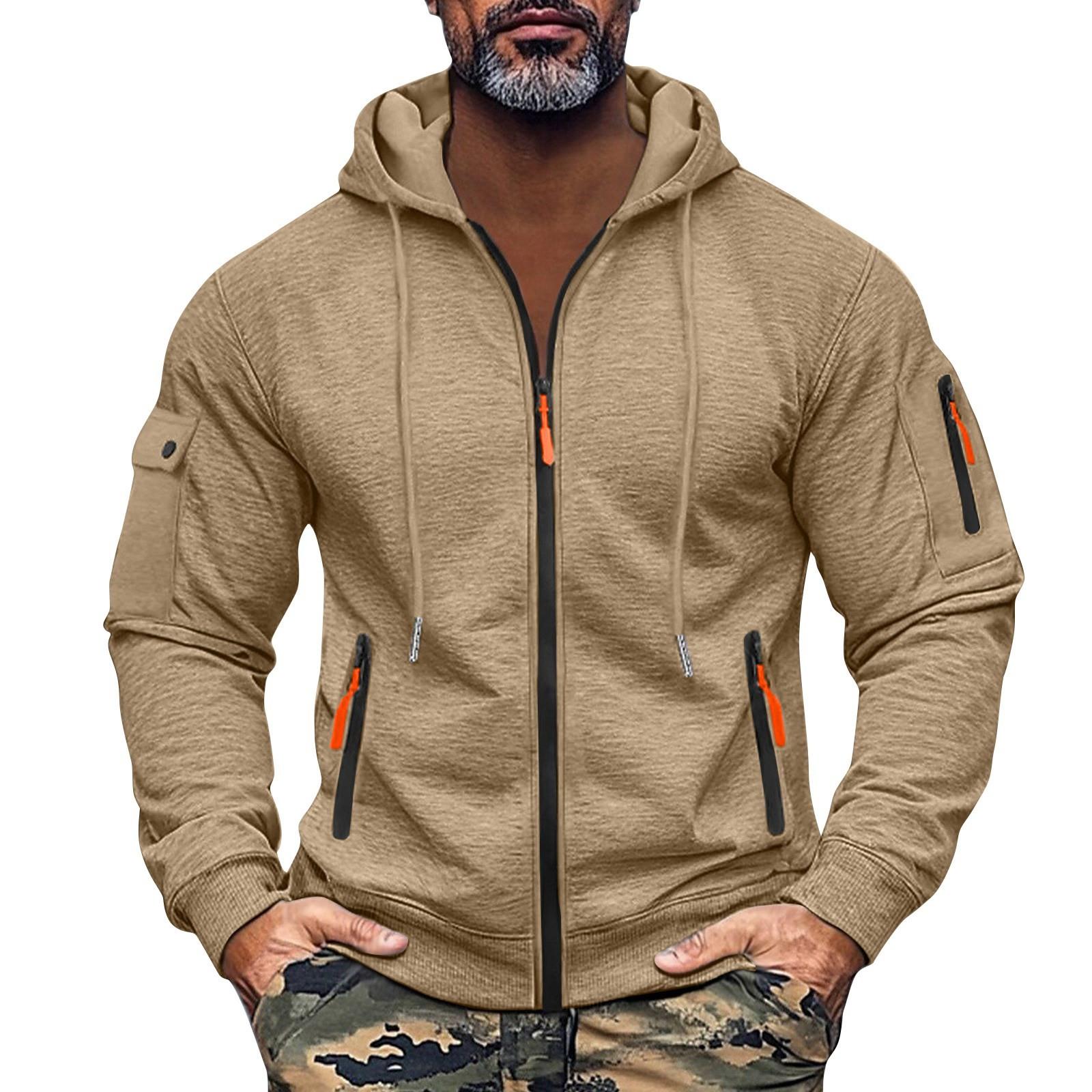 Scrambled eggs Heren Sweatshirt Hoodie Rits Arm Zak Cardigan Heren Sport Grote Maat Casual Hoodie XXXL