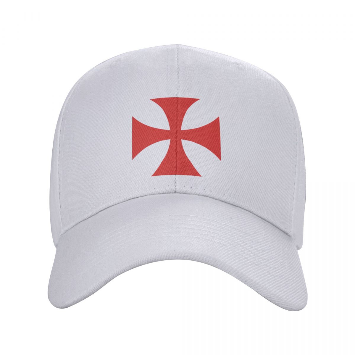 POPI home Punk Unisex Knights Templar Cross Baseball Cap Volwassen Middeleeuwse Kruisvaarder Verstelbare Dad Hat Vrouwen Unisex Zonbescherming Snapback Caps Adjustable Cap