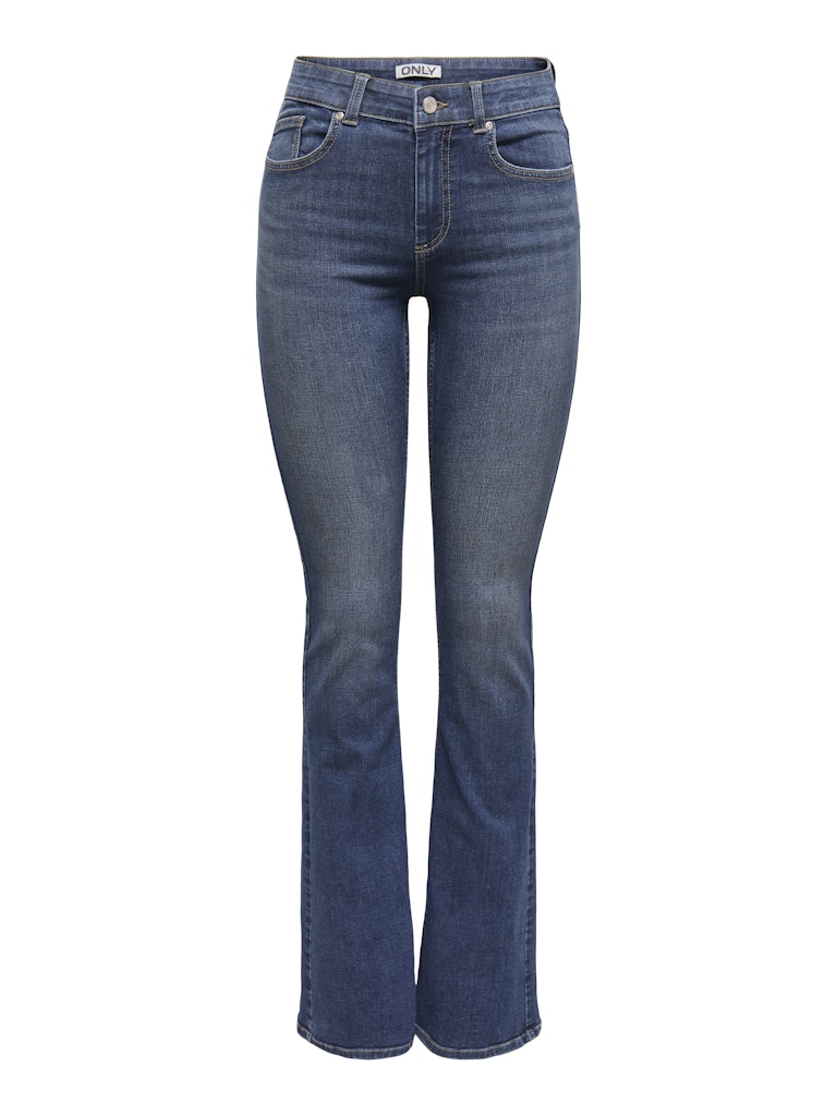 Only Onlblush mw flared smu dnm pim blue denim