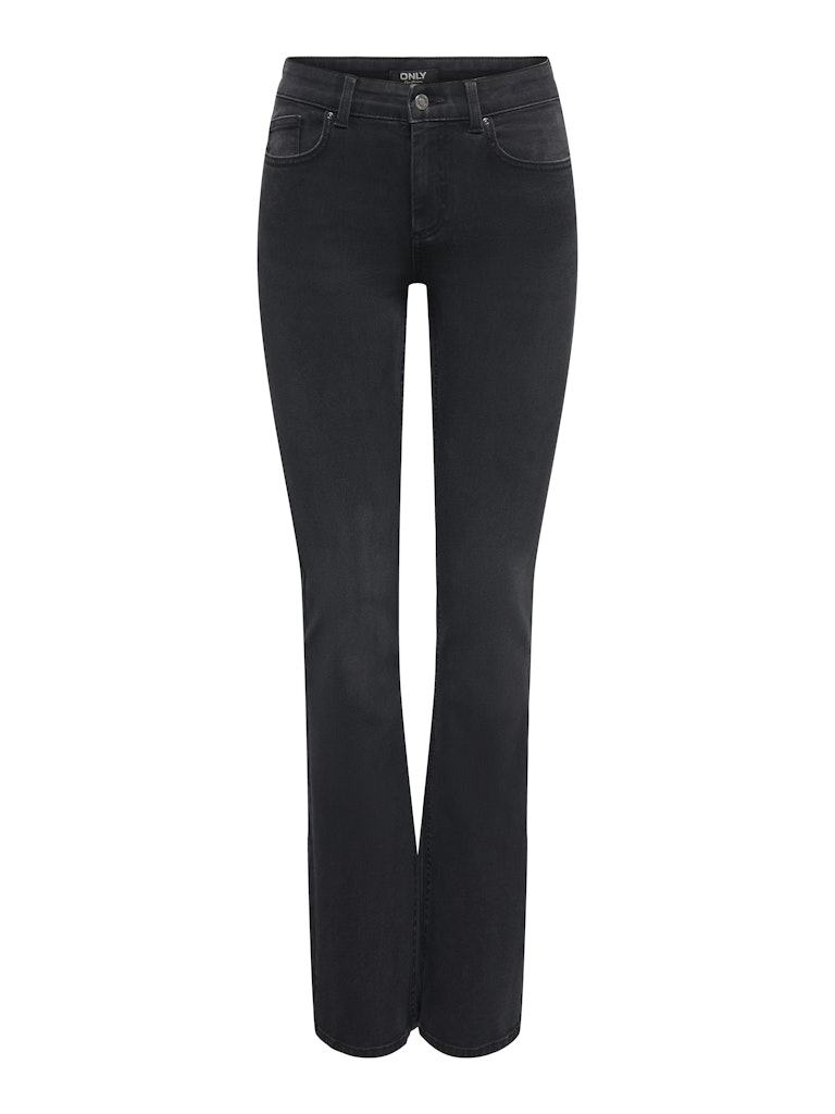 Only Onlblush mw flared smu dnm pim black denim