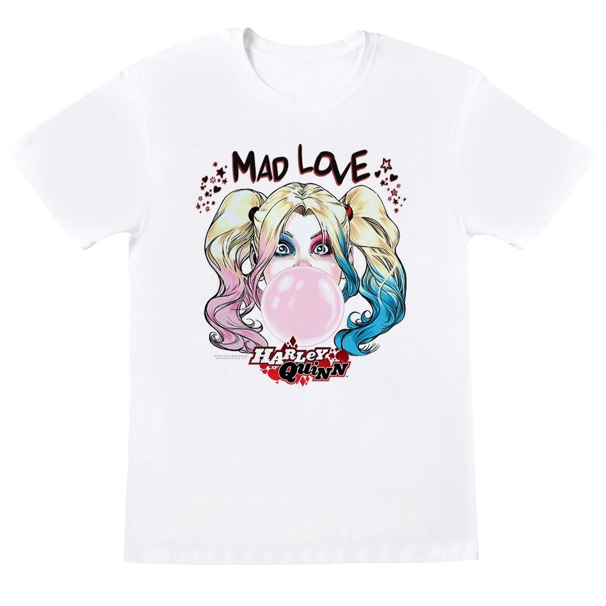 DC Comics jongens Harley Quinn Mad Love T-shirt 3-4 Years