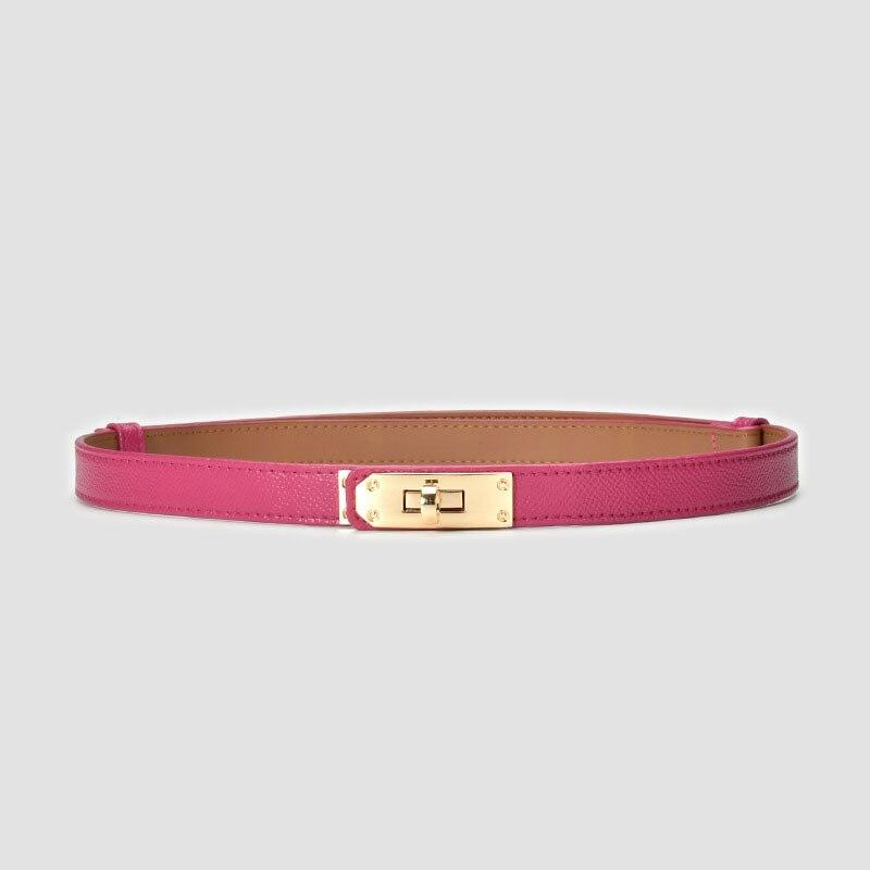 COOLERFIRE FASHION Riemen voor vrouwen Mode Casual Designer Echt leer Zacht jurk Rok Riemen Dames Tailleband Dunne Skinny Effen Band LB2285 100cm