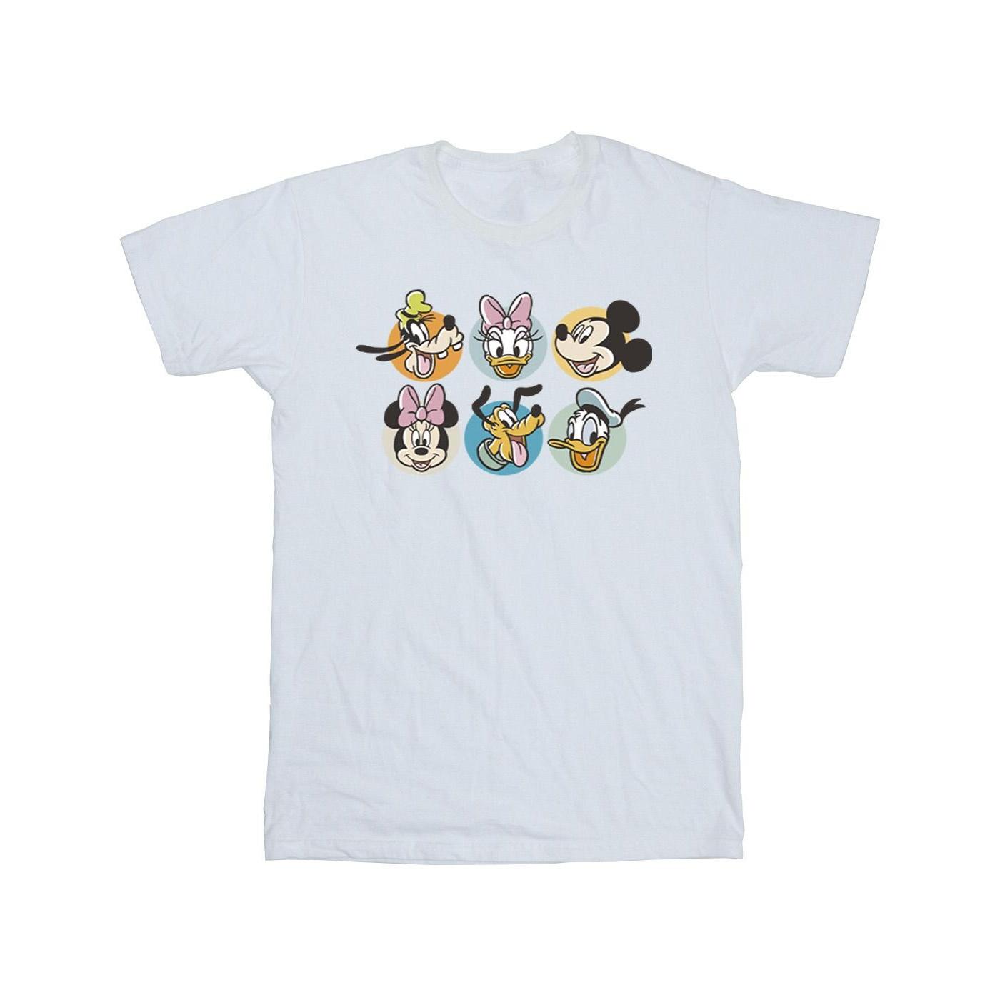 Disney meisjes Mickey Mouse en vrienden gezichten katoenen T-shirt 7-8 Years