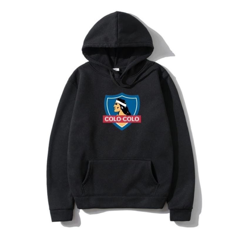 New Movement Hoody Heren Colo Colo Chili Bovenkleding Zomer Mode Bovenkleding Camiseta Voetbal Futbol Voetbal Blanco Y Negro XL