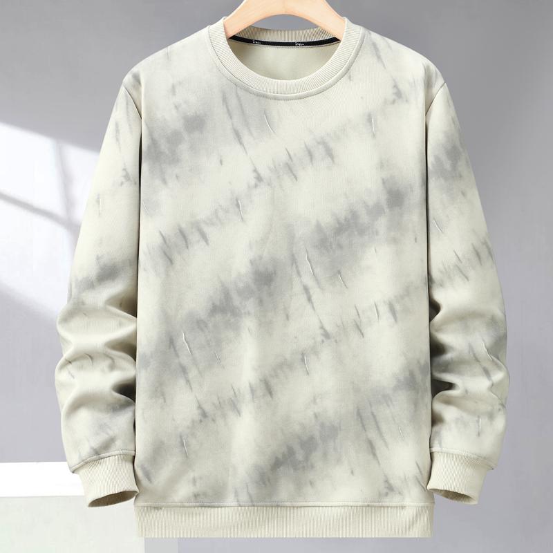 Smiao Plus SIze 4XL-10XL Lange Mouw Top Heren Outdoor Kleding 2024 Casual Oversize Hoodie Sweatshirts voor Heren 10XL beige