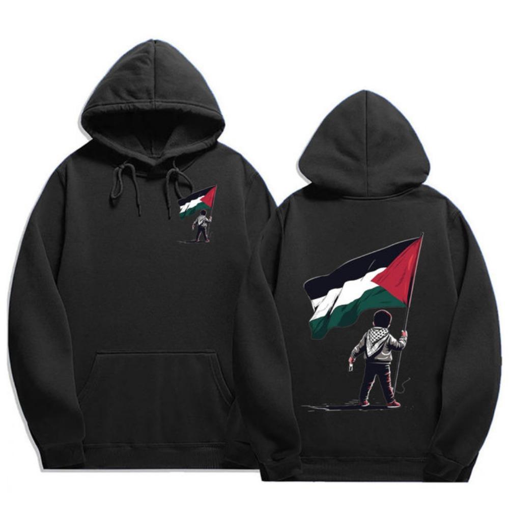 TENJINGE Trendy Heren hoodie met capuchon, comfortabel en losjes retro Harajuku, geschikt voor zowel mannen als vrouwen. Sportkleding, modieuze wintertop, straatkleding S