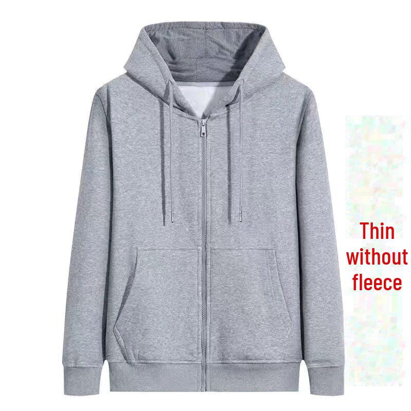 Polaris star Heren Velvet Jas met Capuchon en Rits: 2023 Herfst/Winter Studenten Jeugd Sportvest L