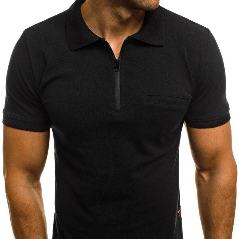 SCIONE Heren T-shirt met korte mouwen en korte mouwen, effen kleur, eenvoudig en casual 3XL zwart