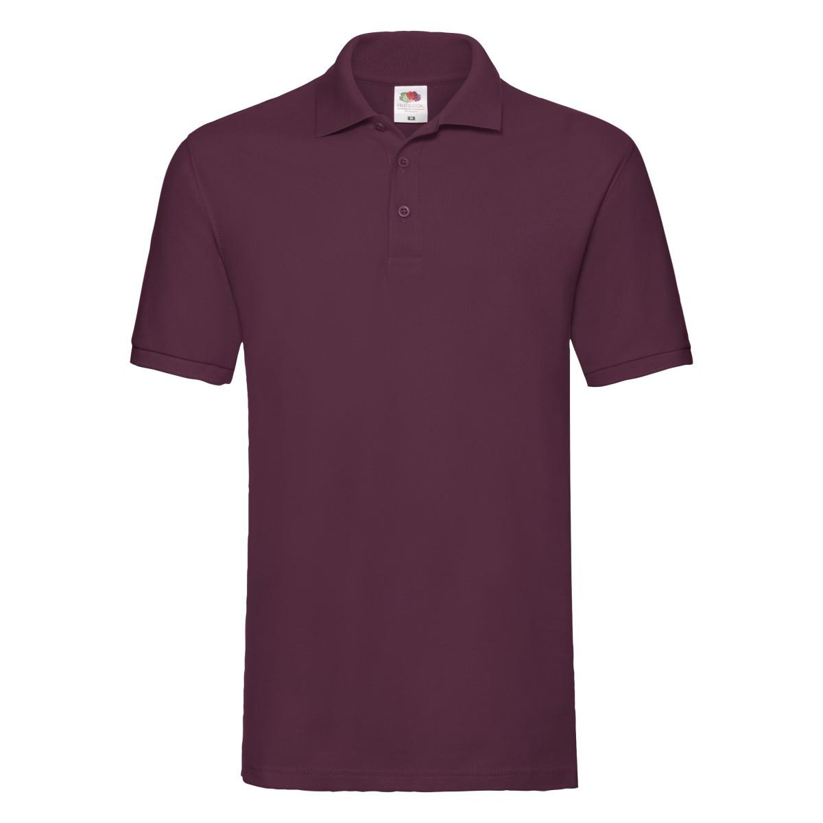 Fruit Of The Loom Mens Premium Pique Polo Shirt S