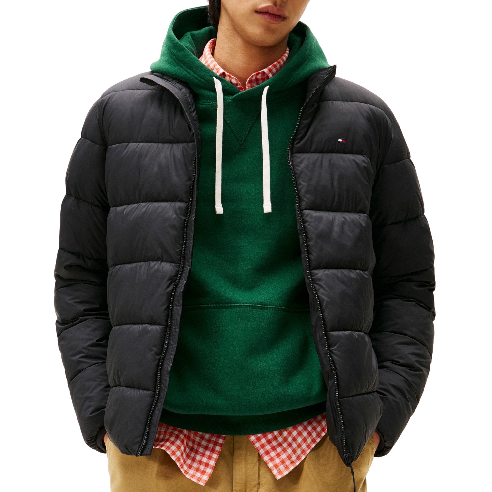 Tommy Hilfiger Gewatteerde jas MID WEIGHT STAND COLLAR