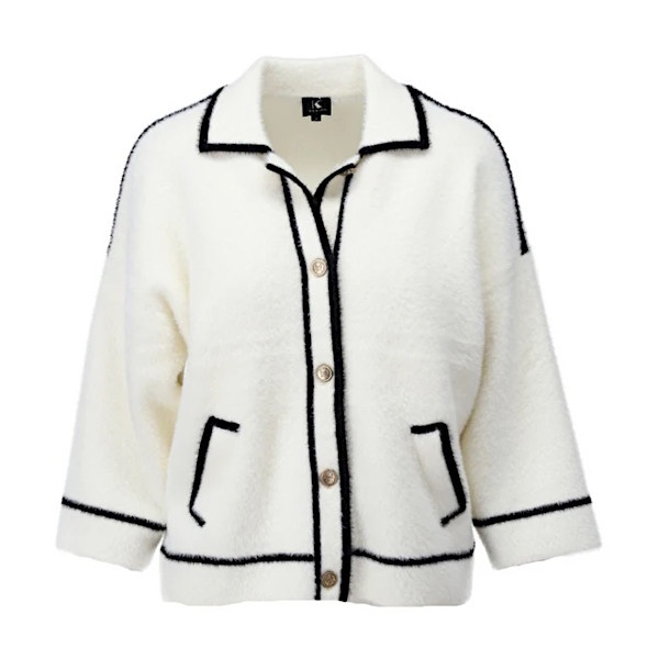 K-Design Vest b846 ecru