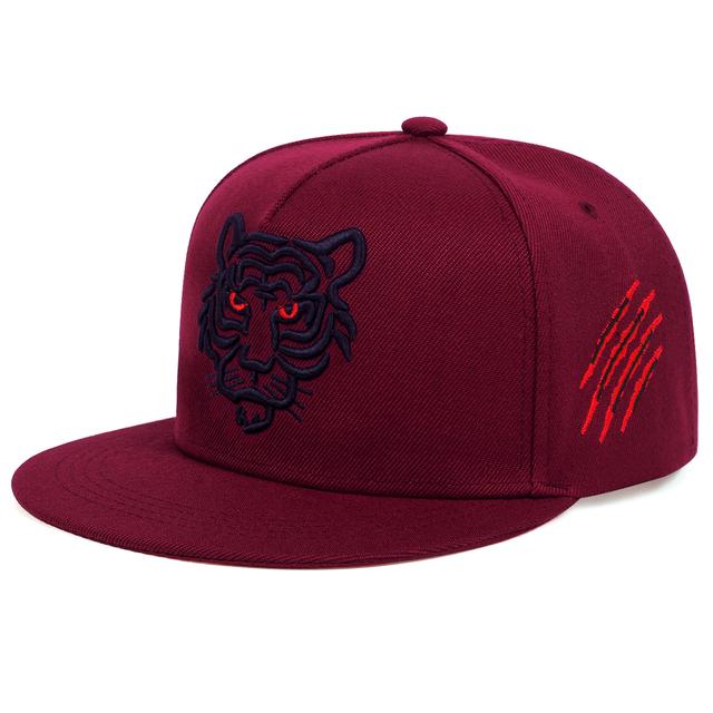 Cap Factory Katoen Zwarte Tijger Borduren Baseball Cap Mannen Vrouwen snapback Hoeden Zomer Vrije tijd Trucker Caps Unisex Hip Hop Hoeden Gorras
