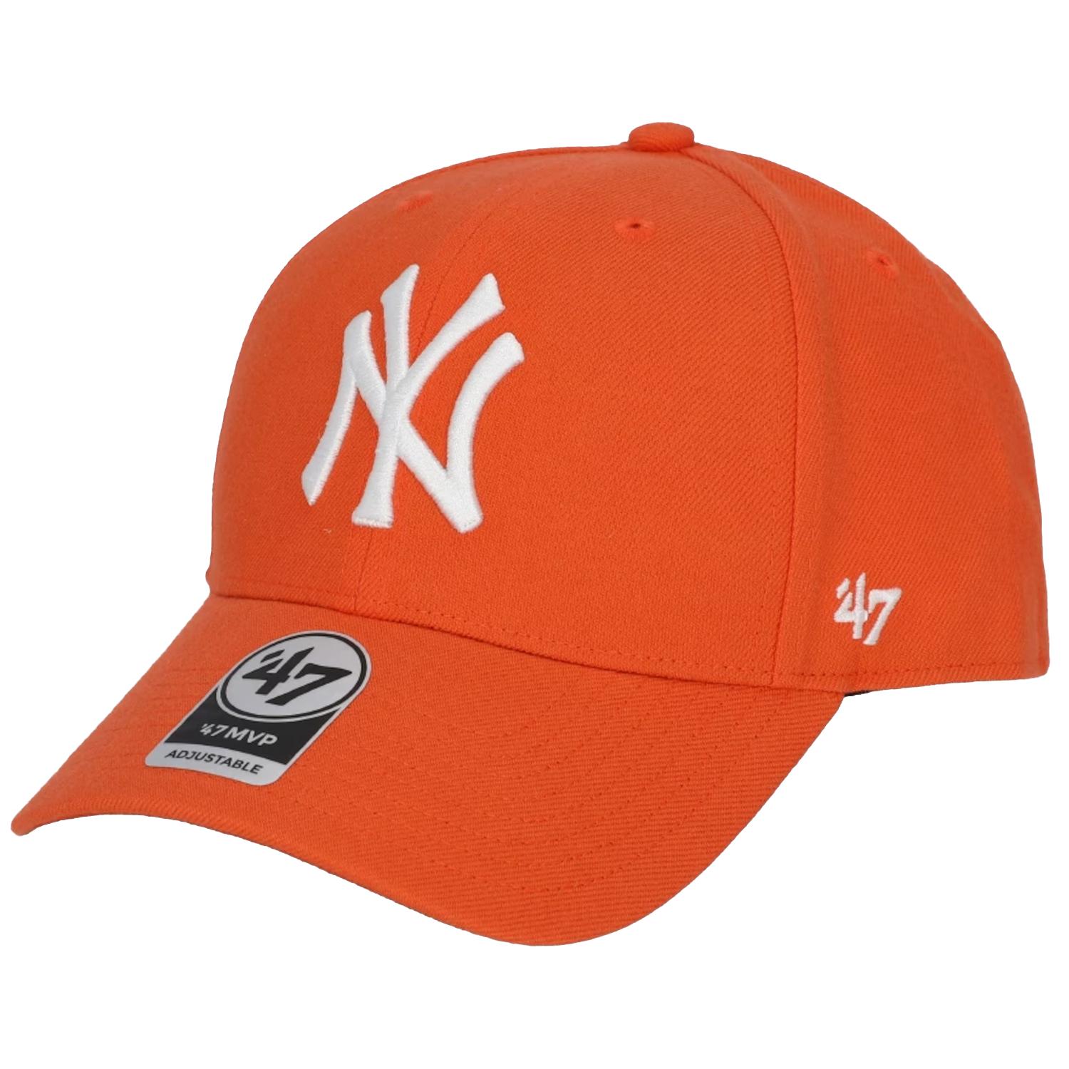 47 BRAND New York Yankees MVP-pet, unisex oranje pet One size