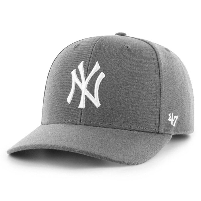 59caps Casquette - 47 BRAND - Low Profile Cap - Charcoal - Homme - 85% acrylique, 15% laine