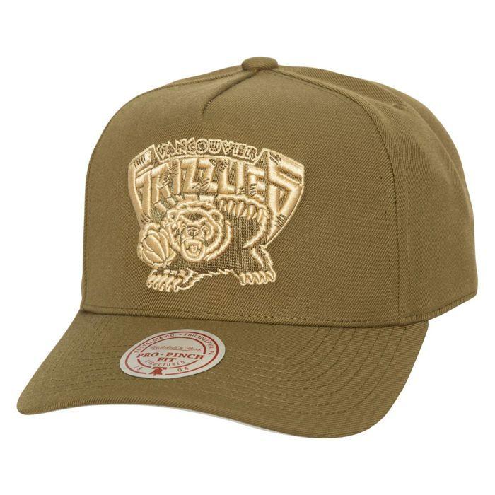 59caps Casquette Snapback PRO CROWN - MITCHELL & NESS - Vancouver Grizzlies - Olive - Unisexe - Taille unique
