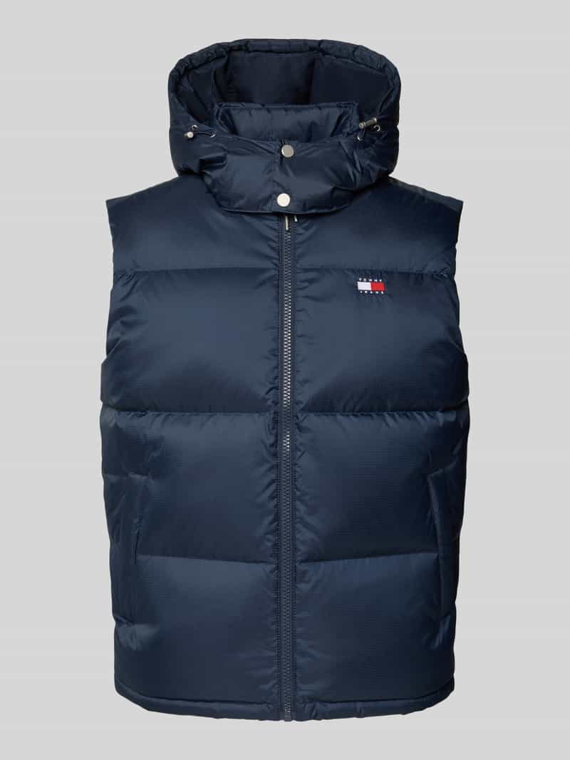 TOMMY JEANS Bodywarmer ALASKA DOWN VEST Regular fit met afneembare capuchon