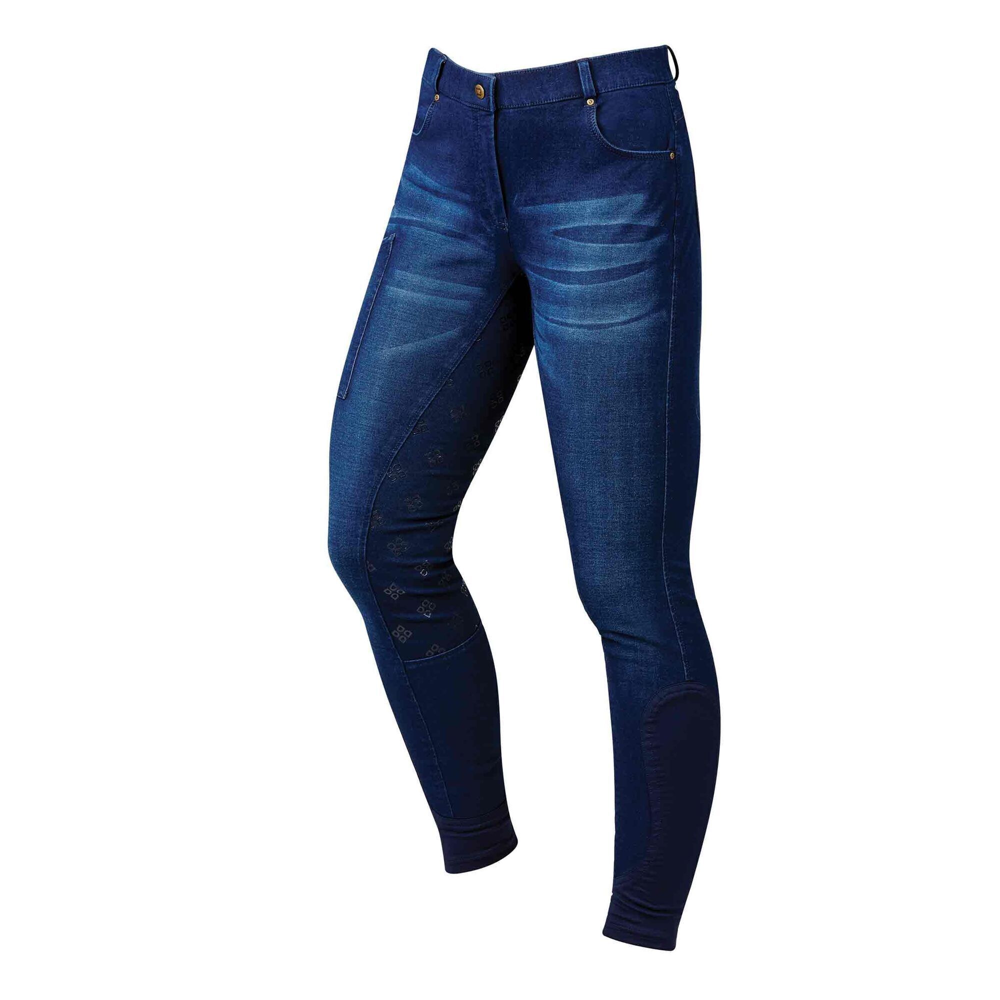 DUBLIN dames/dames Shona denim rijbroek 8 UK