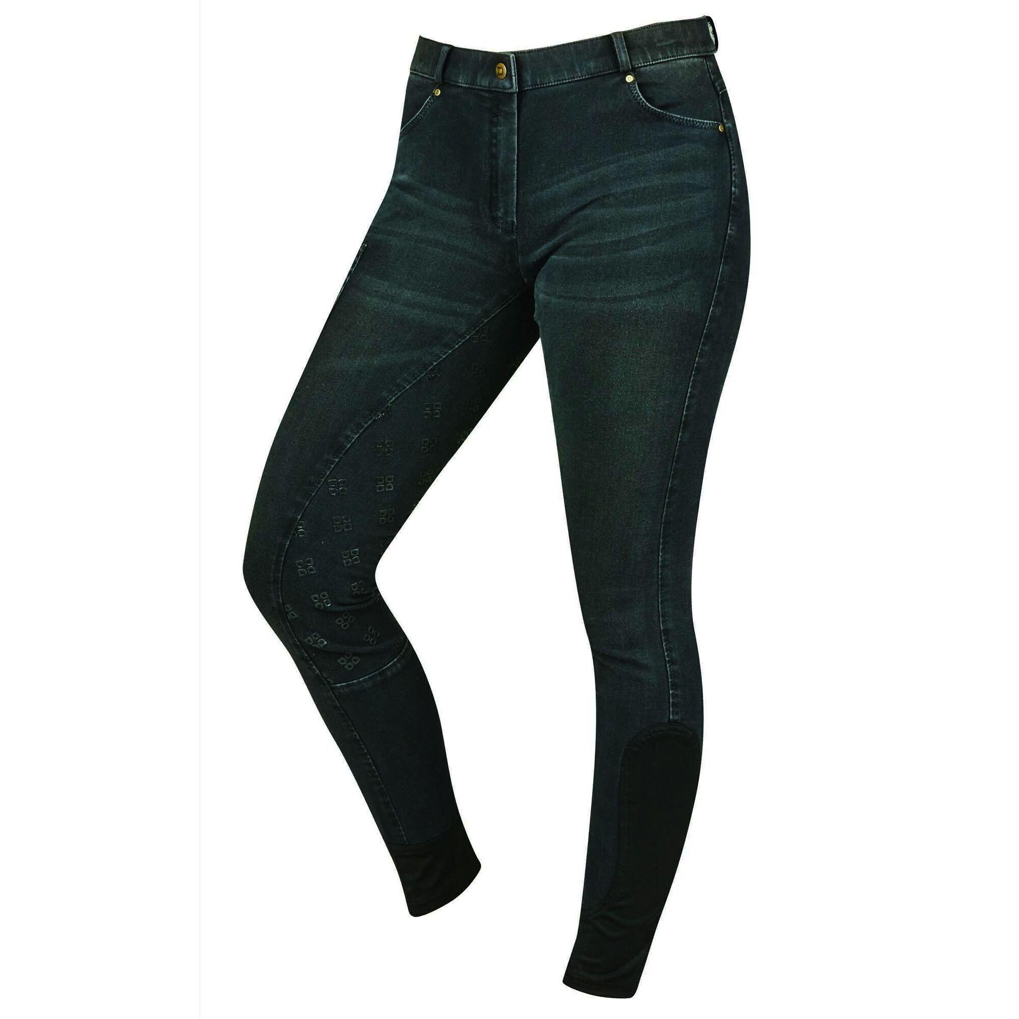 DUBLIN dames/dames Shona denim rijbroek 16 UK