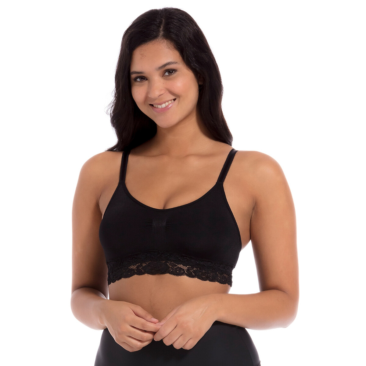 Magic Body Fashion Beugelloze-bh Zachte kant onder de borst voor een elegante look