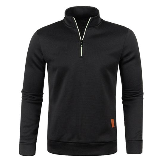LONGJIANG Live Toptrui met lange mouwen, warm, zacht, trendy, eenvoudig, casual, losvallend heren-T-shirt om te winkelen L