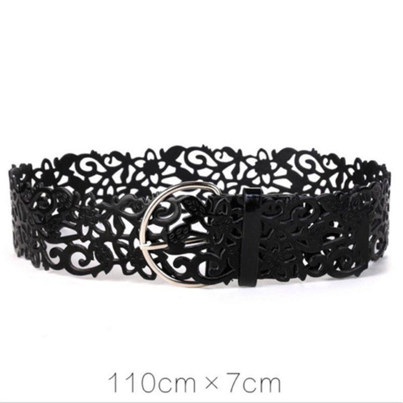 YA84EQ Lederen jurk tailleband Holle riemen voor meisjes Brede gesp Dames tailleriem Tailleriem Meisjes tailleriem Dames tailleriem 7cm* 110cm