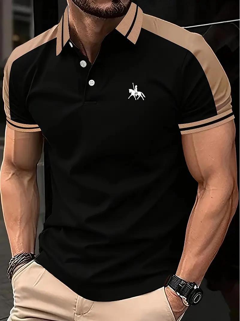 Top Men Wardrobe 2024 Europees en Amerikaans casual poloshirt met korte mouwen en revers voor heren XXL