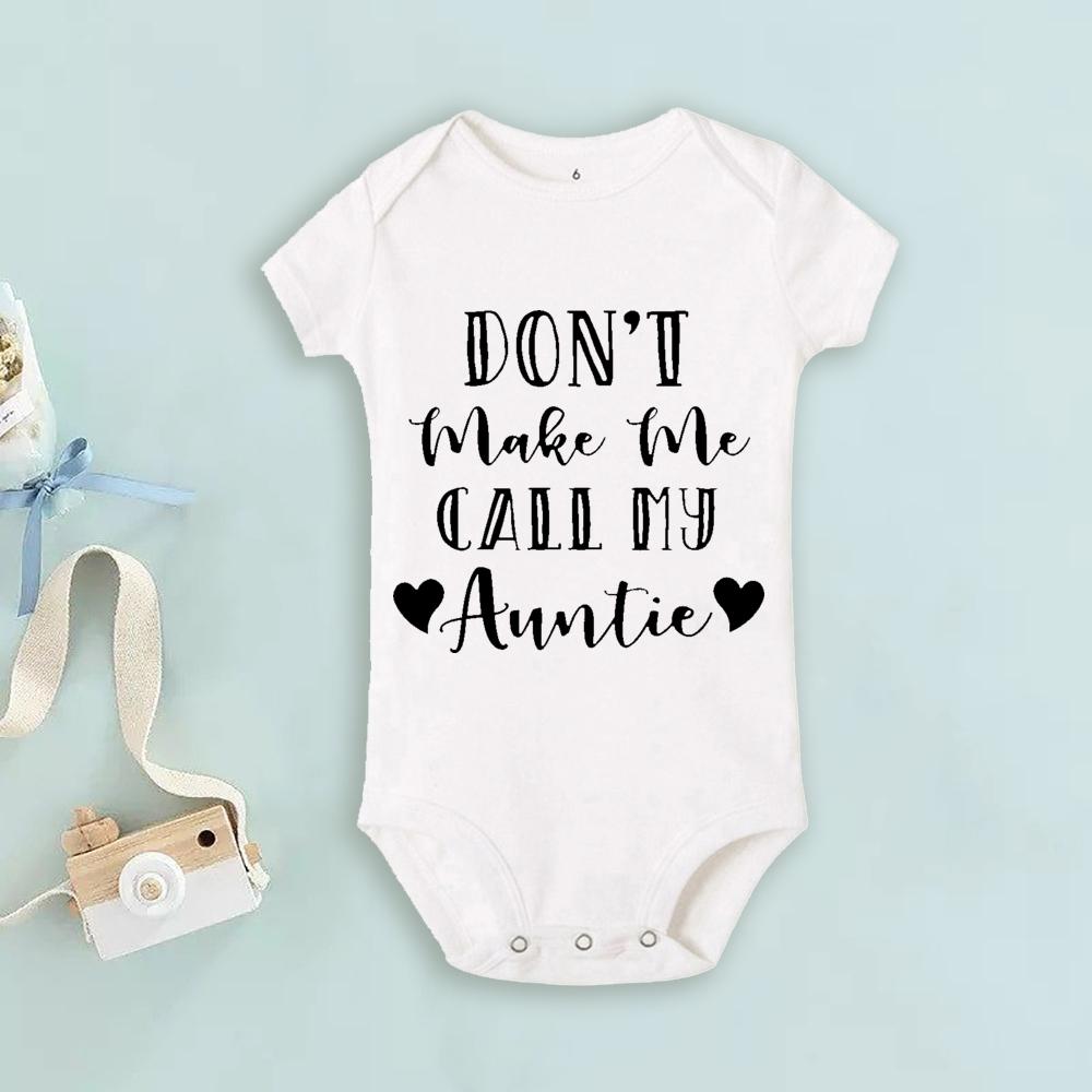 Jiangkao Don't Make Me Call My Grandma Baby Bodysuits Grappige Zomer Peuter Jumpsuit Jongens Meisjes Korte Mouw Kleding Unisex Baby Outfits 3 month