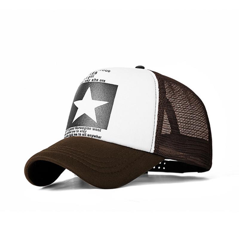 Cap Factory Merk Baseball Cap Vrouwen Outdoor Baseball Hoed Ademend Mannen Vrouwen Zomer Mesh Baseball Hoed Gorras bruin
