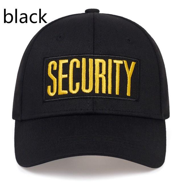 Cap Factory Zomer unisex katoenen casual baseballpet borduurwerk belettering casual hoed outdoor hiphophoed black