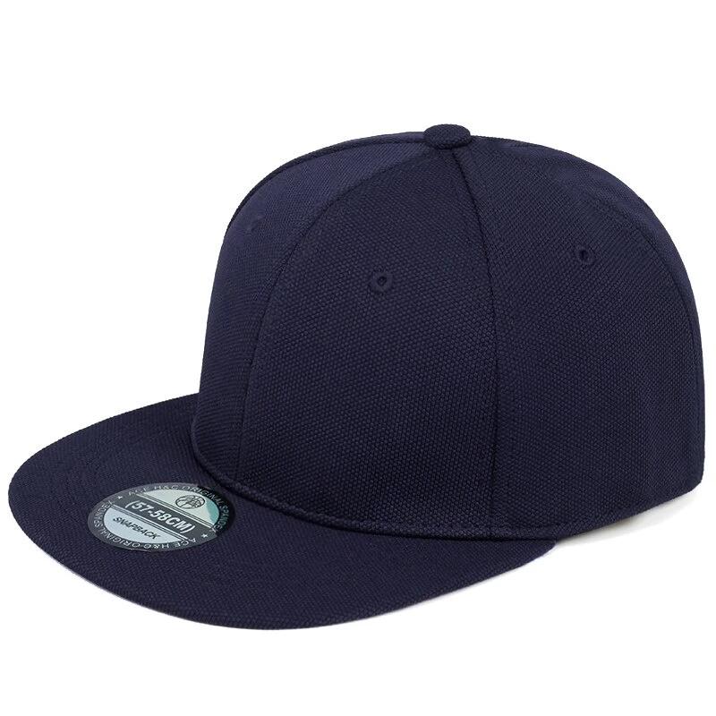 Headgear Straat Hip Hop-stijl Unisex-baseballpet Buiten Kamperen Wandelen Platte pet Strand Zonnebrandcrème Hoeden Golfpetten Truckerhoed Terug Verzegelde zwarte hoed