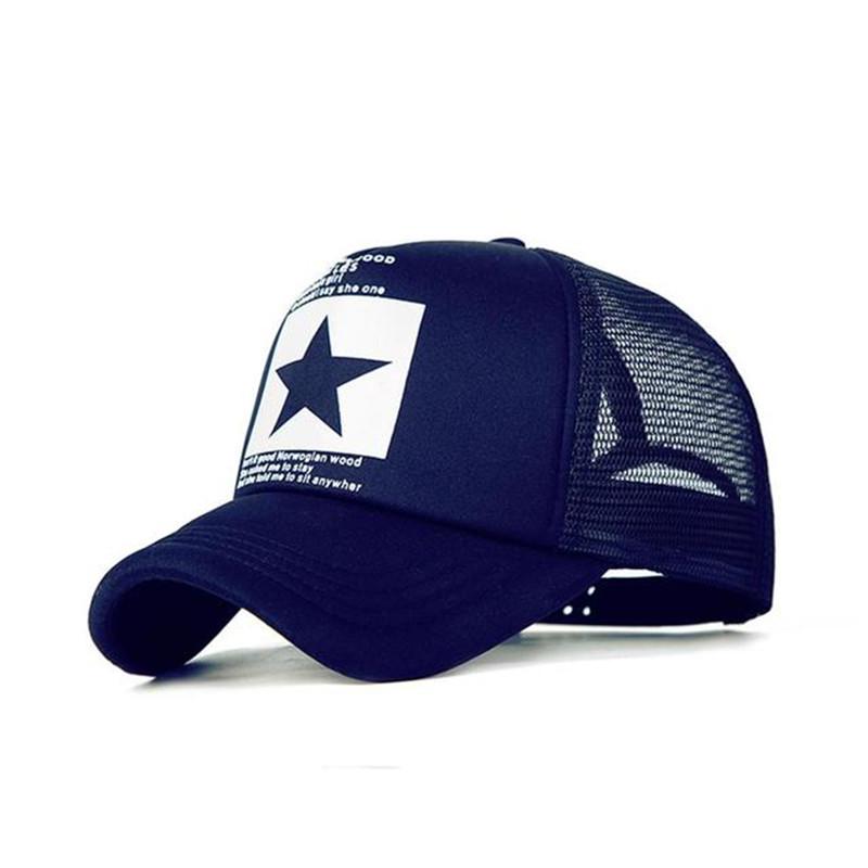 Cap Factory Merk Baseball Cap Vrouwen Outdoor Baseball Hoed Ademend Mannen Vrouwen Zomer Mesh Baseball Hoed Gorras marineblauwe kleur