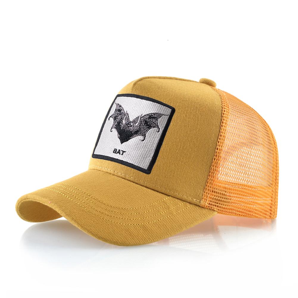 Kissbaobei Baseballpet met vleermuisborduurwerk Four Seasons Snapback Trucker Caps Heren Dames Mode Hip Hop Baseballpet Outdoor Vizier Caps 56-59cm