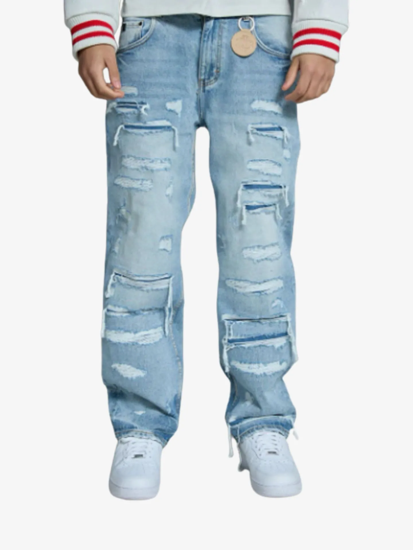 Amicci Heren spijkerbroek manuel light blue