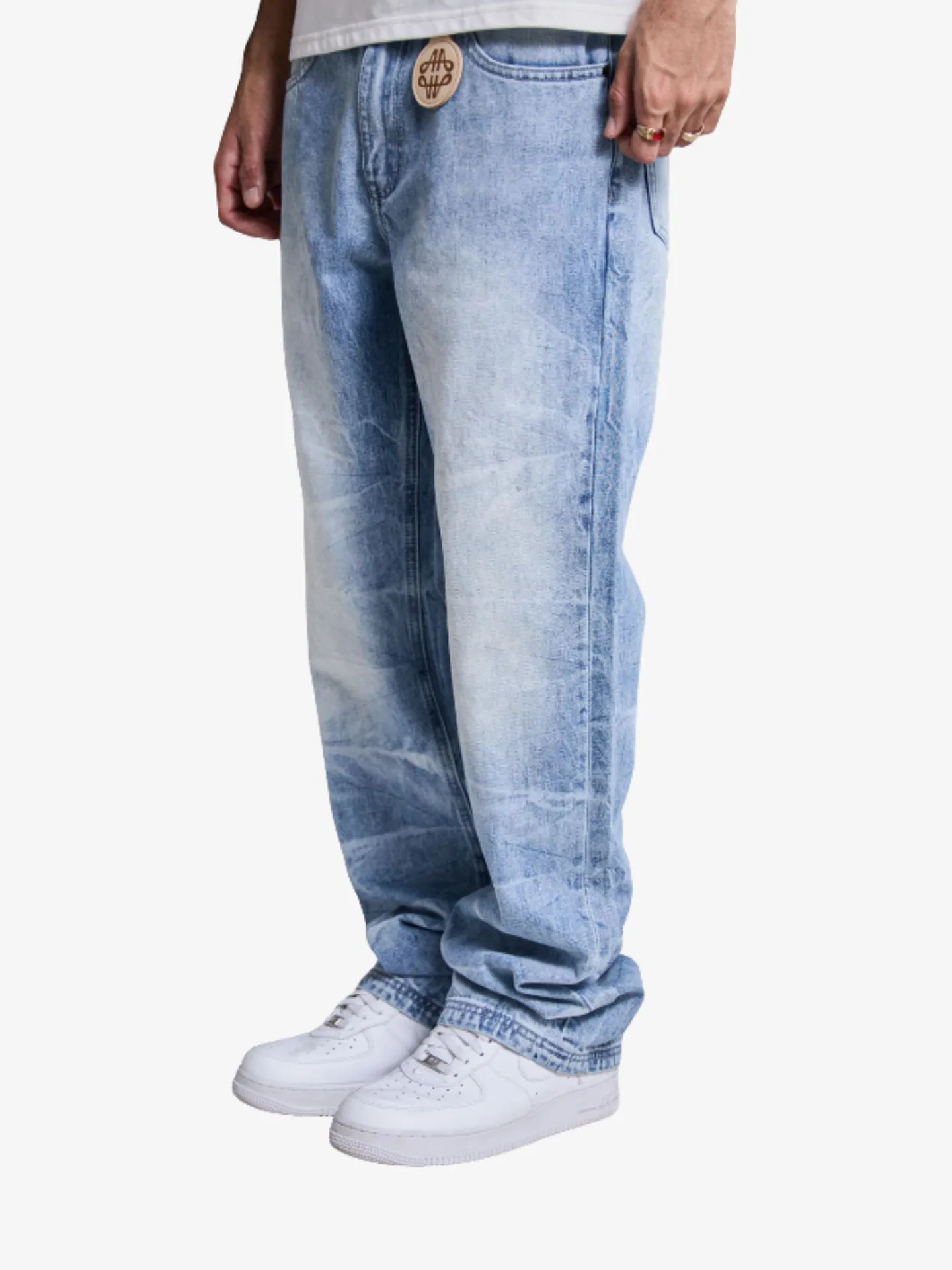 Amicci Heren spijkerbroek sienna light blue