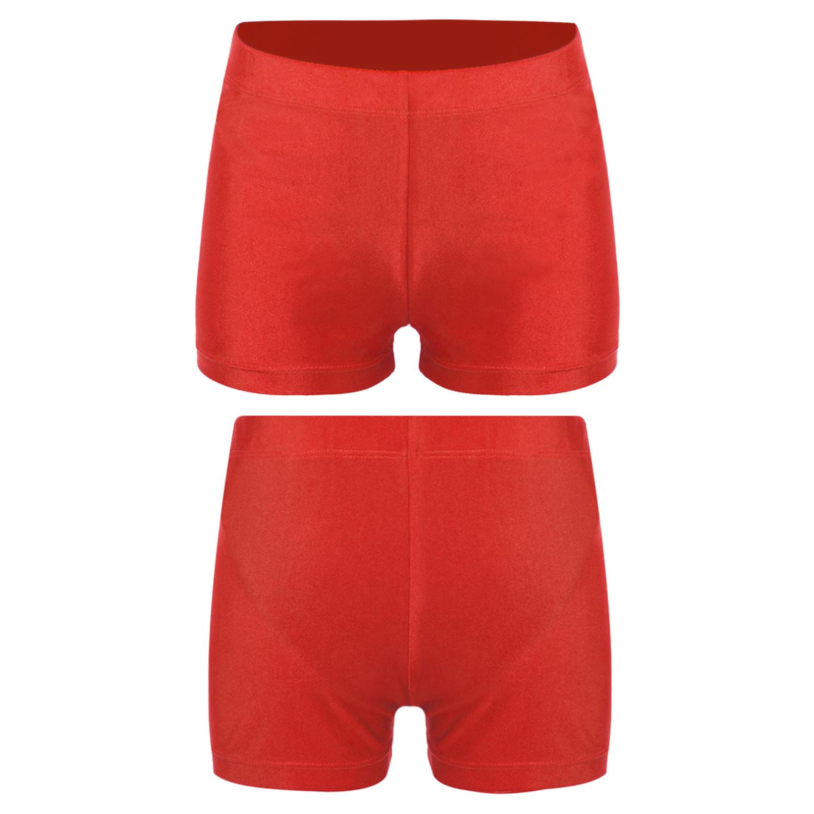 Ranrann Jongens Slim Fit Training Hot Shorts Elastische tailleband Gymnastiek Dans Running Shorts Bodems 5-6 Years