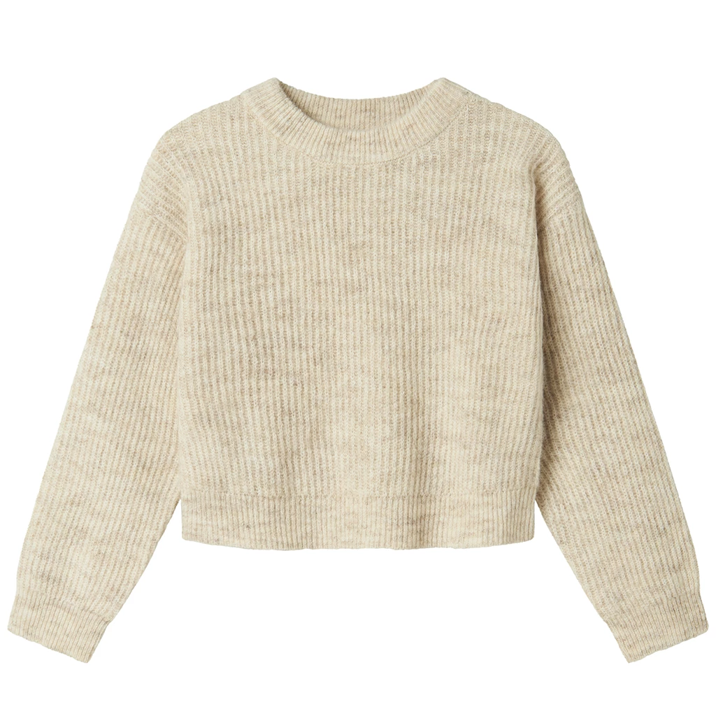 Name It Gebreide trui NKFHOLLY LS BOXY SHORT KNIT NOOS