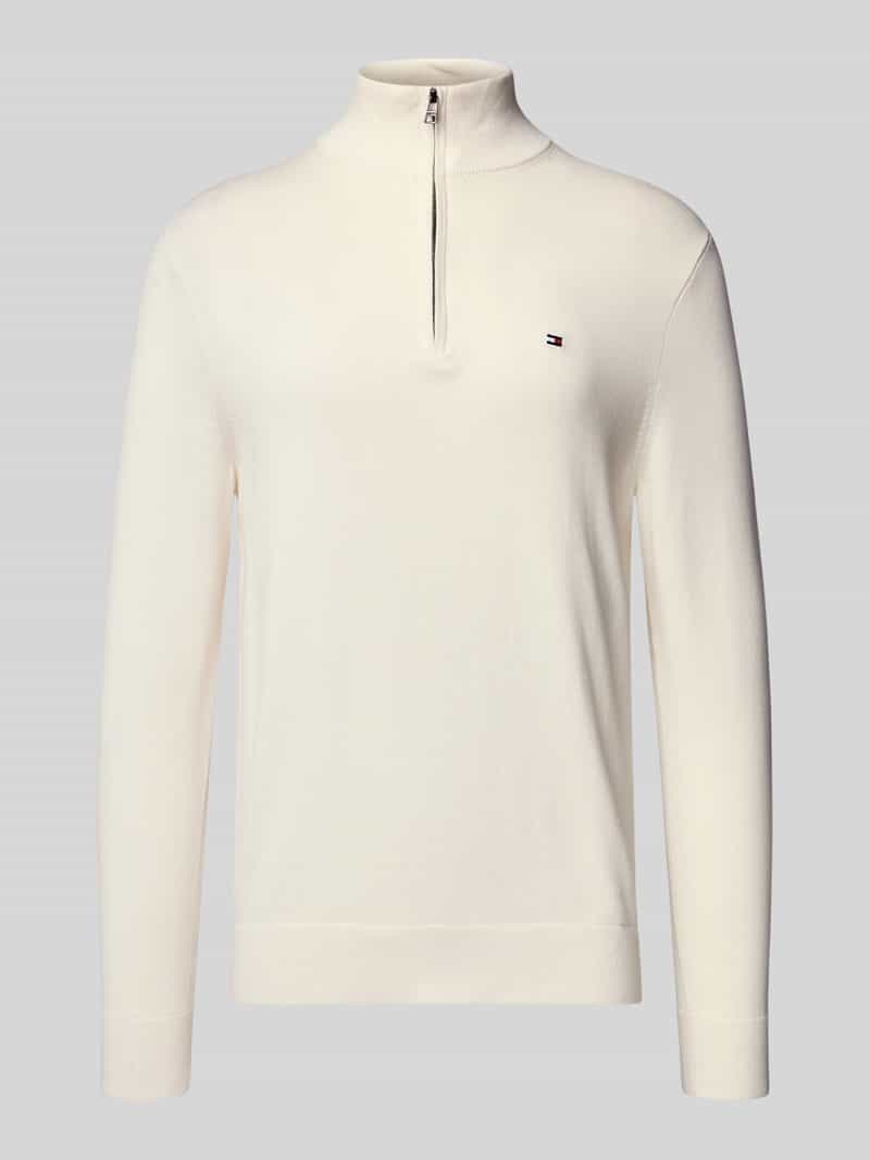 Tommy Hilfiger Schipperstrui ESSENTIAL COTTON ZIP MOCK