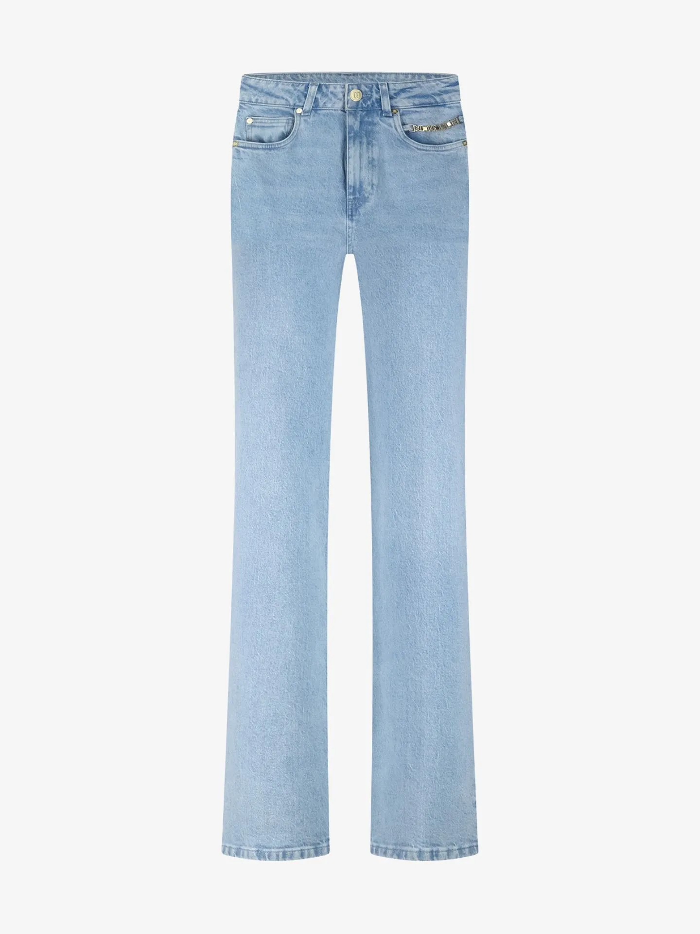 Nikkie Dames spijkerbroek lynn wide leg jeans
